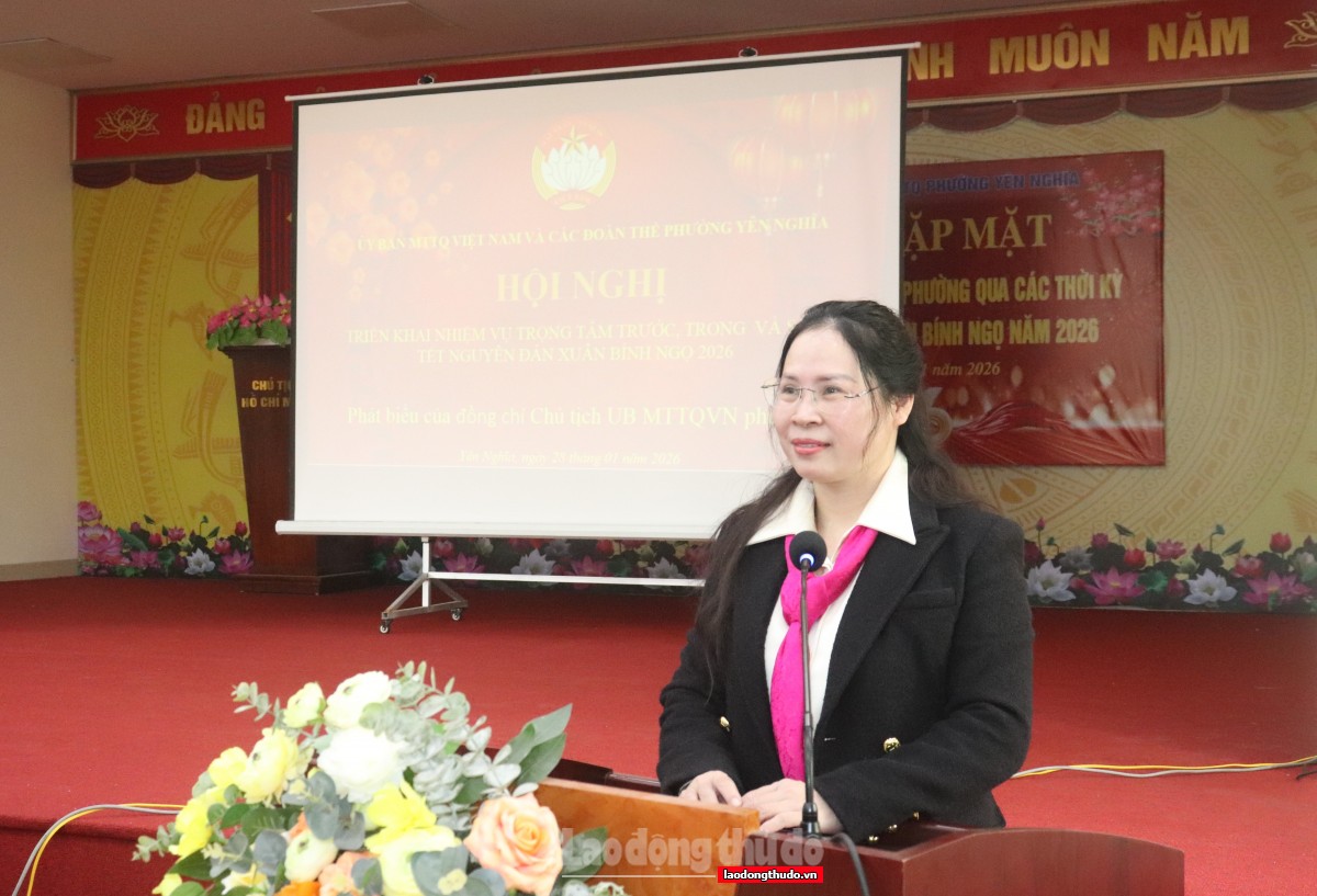 MTTQ Việt Nam phường Yên Nghĩa triển khai các nhiệm vụ trọng tâm dịp Tết Nguyên đán