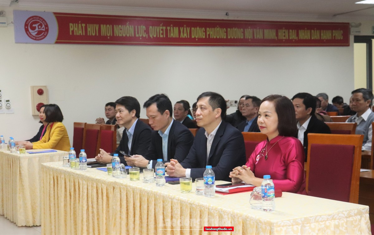 Phường Dương Nội tổ chức Hội nghị đại biểu Nhân dân bàn việc xây dựng đời sống văn hóa ở cơ sở