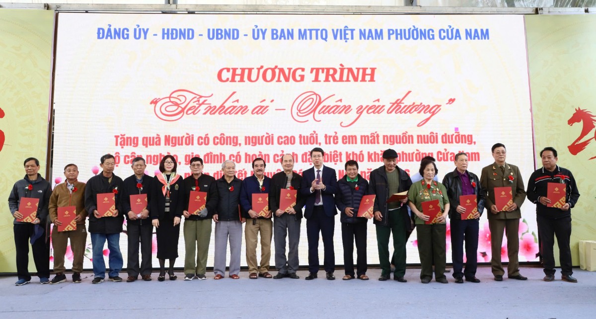 Phường Cửa Nam Lan Tỏa Tết Nhân Ái, Chăm Lo Gần 3.000 Đối Tượng Chính Sách Và Hoàn Cảnh Khó Khăn
