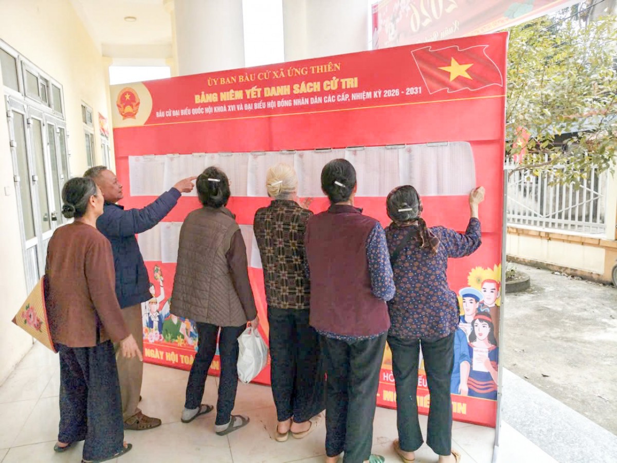 Xã Ứng Thiên: Sẵn Sàng Cho Ngày Hội Lớn Của Toàn Dân