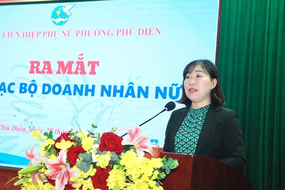 Hội LHPN phường Phú Diễn ra mắt Câu lạc bộ Doanh nhân nữ, Tổ Phụ nữ số Hội LHPN phường Phú Diễn ra mắt Câu lạc bộ Doanh nhân nữ, Tổ Phụ nữ số