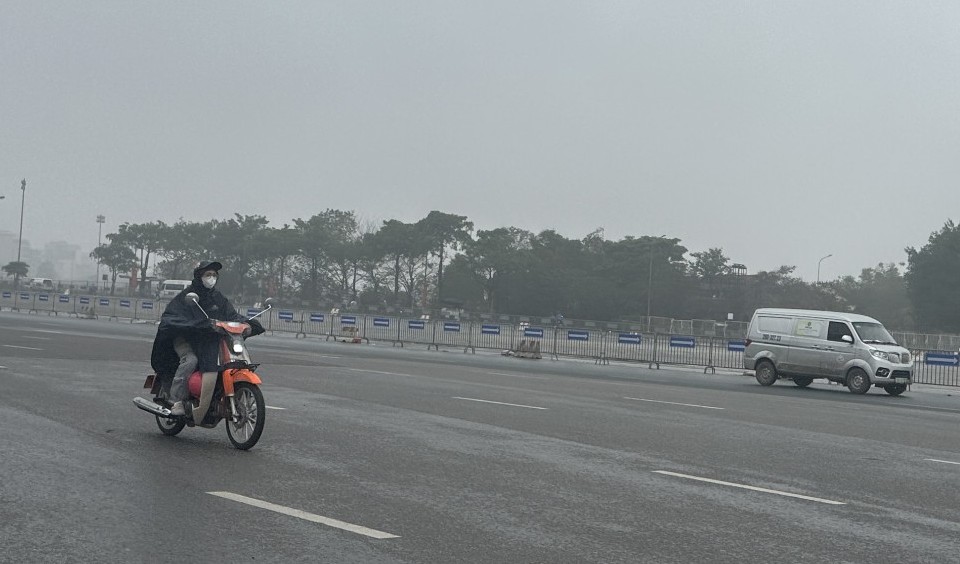 Dự báo thời tiết Hà Nội ngày 31/1: Nhiều mây, đêm và sáng có mưa nhỏ rải rác