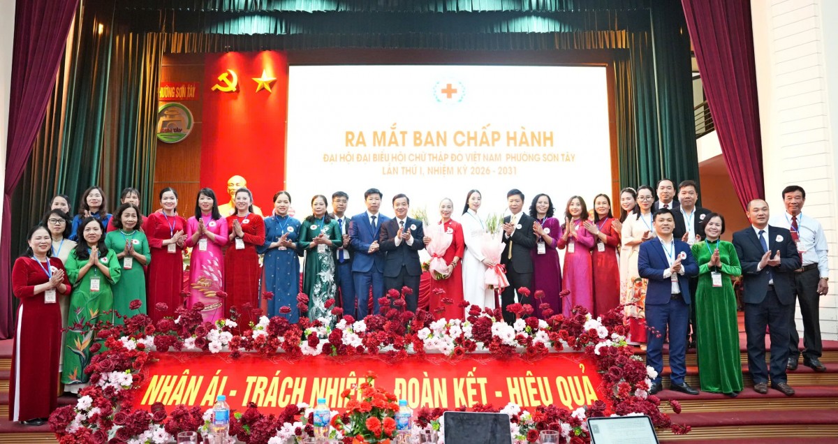 Đại hội đại biểu Hội Chữ thập đỏ phường Sơn Tây lần thứ I: Dấu mốc khởi đầu cho chặng đường phát triển mới