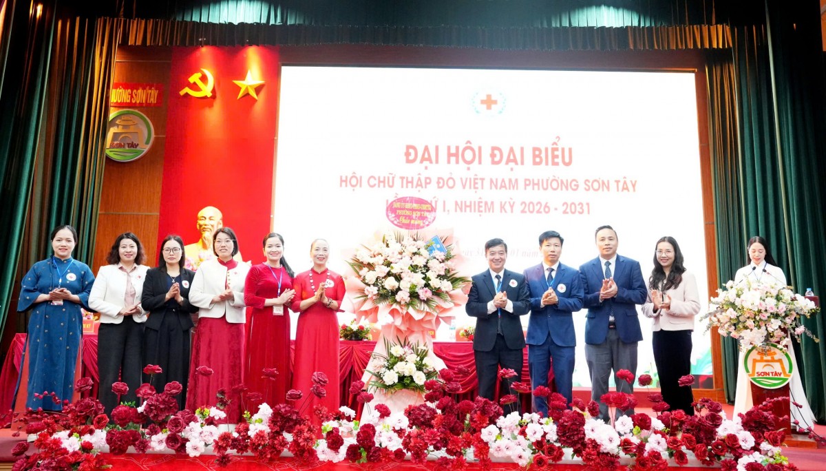 Đại hội đại biểu Hội Chữ thập đỏ phường Sơn Tây lần thứ I: Dấu mốc khởi đầu cho chặng đường phát triển mới