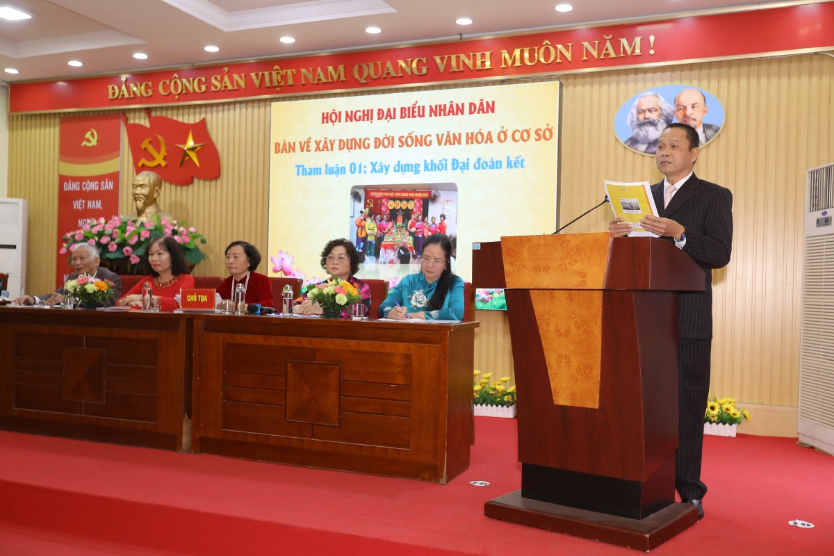 Phát Huy Dân Chủ Từ Cơ Sở, Xây Dựng Đời Sống Văn Hóa Bền Vững Tại Khu Dân Cư