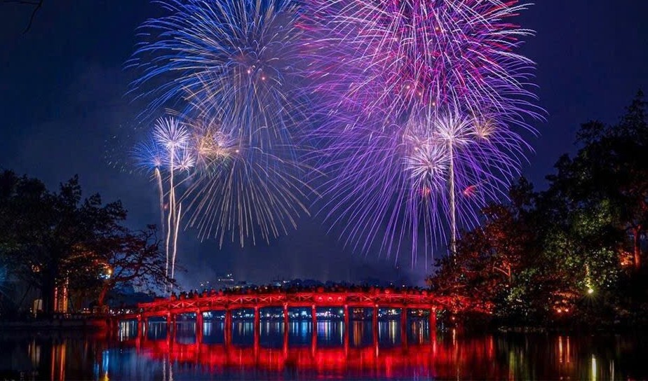 Hà Nội bắn pháo hoa 31 điểm, sôi động đón Giao thừa Tết Bính Ngọ 2026