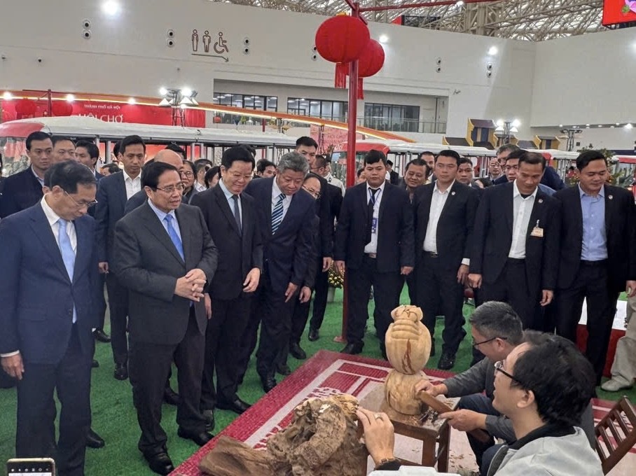 Hà Nội lan tỏa tinh hoa làng nghề tại không gian quảng bá “Tết Sum vầy” - Hội chợ Mùa Xuân lần thứ nhất