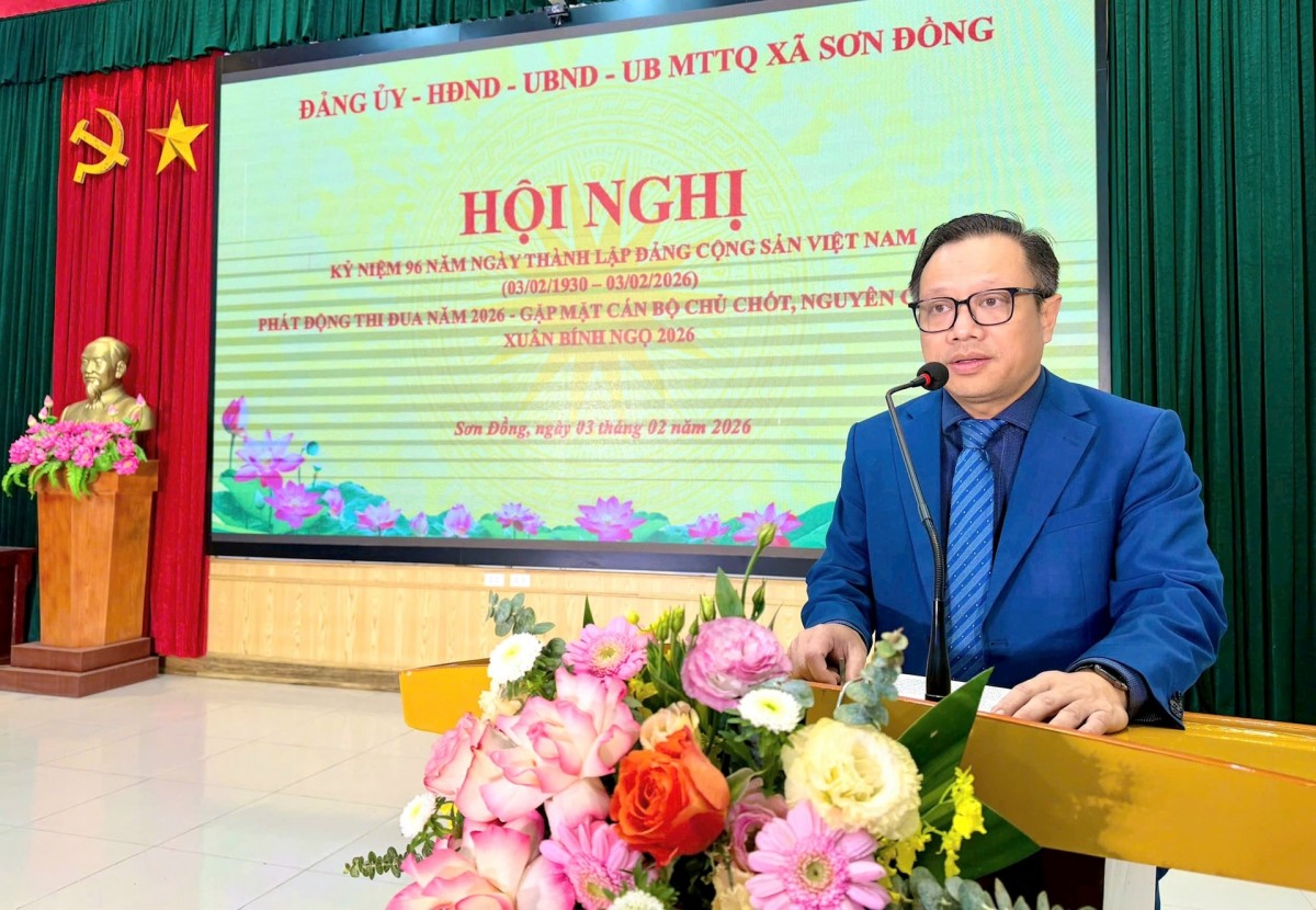 Xã Sơn Đồng: 5 nội dung thi đua trọng tâm năm 2026 Xã Sơn Đồng: 5 nội dung thi đua trọng tâm năm 2026