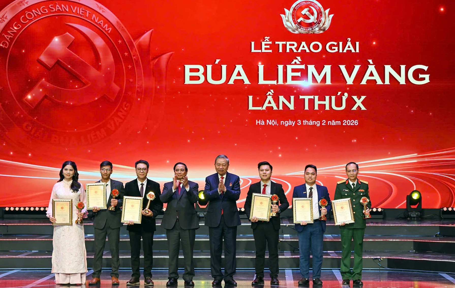 Tổng Bí Thư Tô Lâm Dự Lễ Tuyên Dương Bí Thư Chi Bộ Xuất Sắc Và Trao Giải Búa Liềm Vàng Lần Thứ X