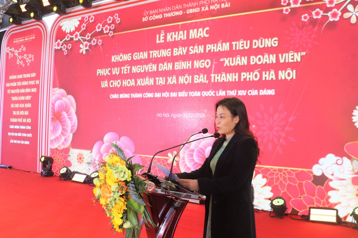 “Xuân Đoàn Viên” - điểm hẹn mua sắm Tết gắn kết cung cầu tại xã Nội Bài “Xuân Đoàn Viên” - điểm hẹn mua sắm Tết gắn kết cung cầu tại xã Nội Bài