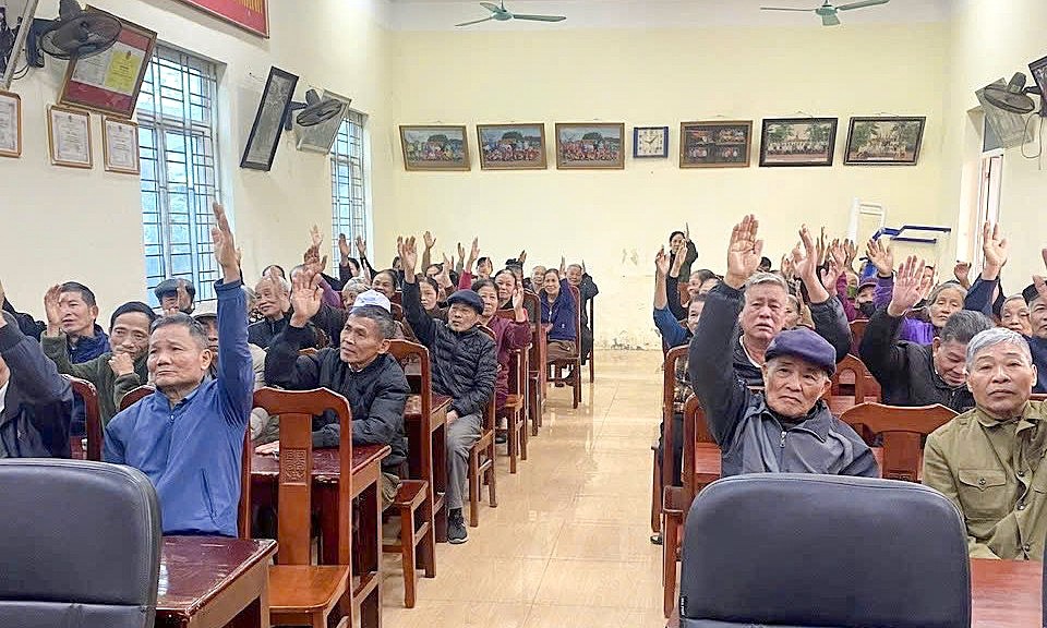 Cử Tri Xã Hòa Xá Tín Nhiệm Cao Nhân Sự Ứng Cử Đại Biểu Hđnd Các Cấp