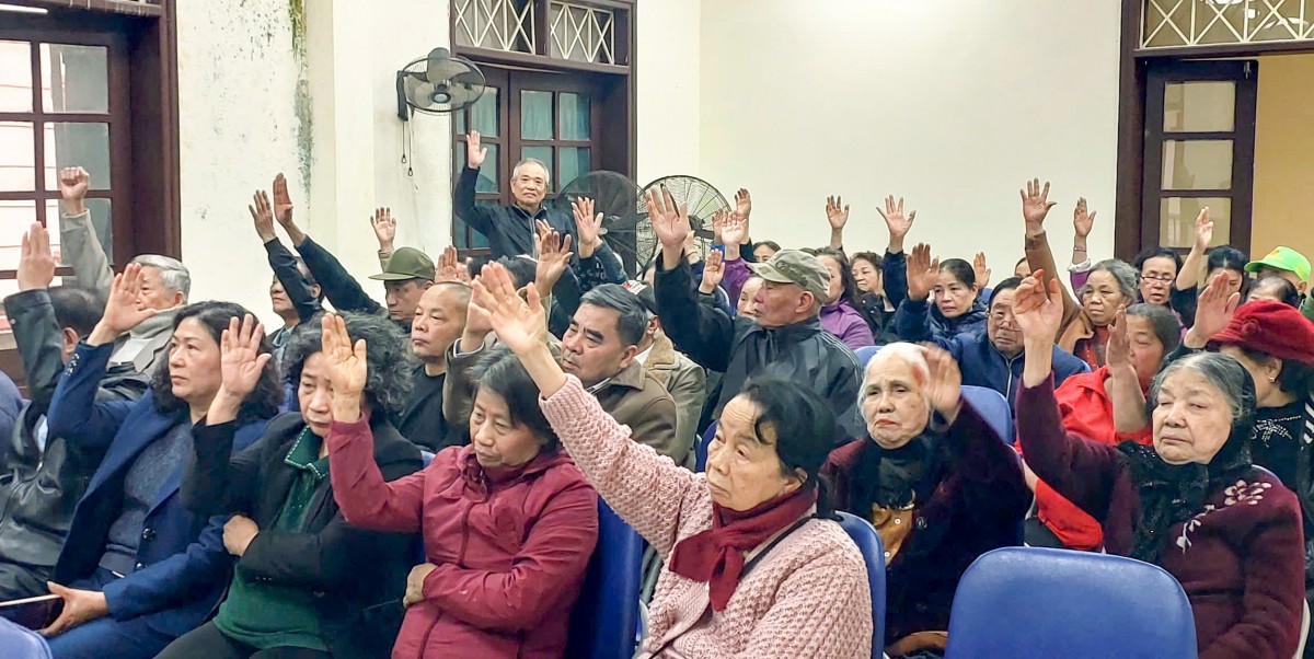 Cử Tri Phường Đông Ngạc Tín Nhiệm Các Ứng Cử Viên Đại Biểu Quốc Hội Và Hội Đồng Nhân Dân