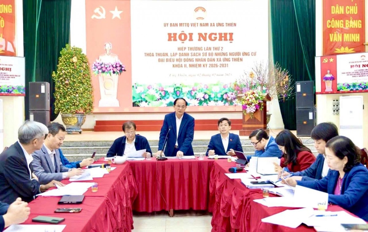 Xã Ứng Thiên Chủ Động Triển Khai Nghiệp Vụ Bầu Cử Đại Biểu Quốc Hội Và Hội Đồng Nhân Dân Các Cấp