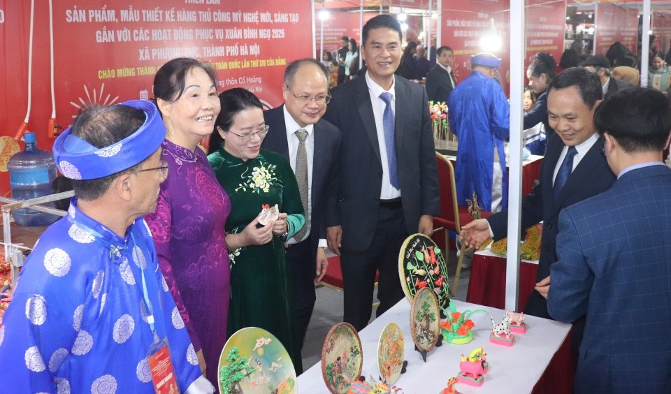 Triển lãm thủ công mỹ nghệ Xuân Bính Ngọ 2026: Thúc đẩy tiêu dùng và sáng tạo làng nghề