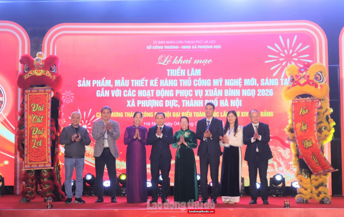 Triển l&atilde;m thủ c&ocirc;ng mỹ nghệ Xu&acirc;n B&iacute;nh Ngọ 2026: Th&uacute;c đẩy ti&ecirc;u d&ugrave;ng v&agrave; s&aacute;ng tạo l&agrave;ng nghề