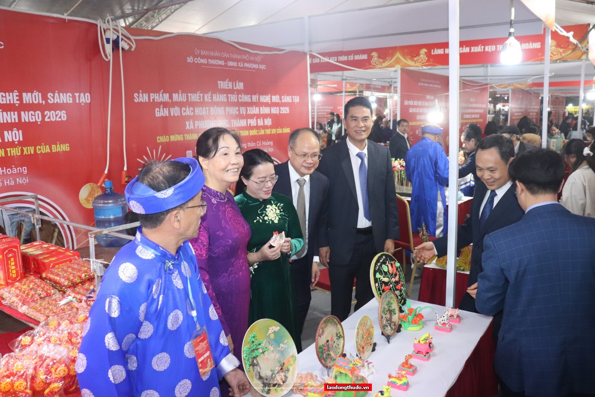 Triển l&atilde;m thủ c&ocirc;ng mỹ nghệ Xu&acirc;n B&iacute;nh Ngọ 2026: Th&uacute;c đẩy ti&ecirc;u d&ugrave;ng v&agrave; s&aacute;ng tạo l&agrave;ng nghề