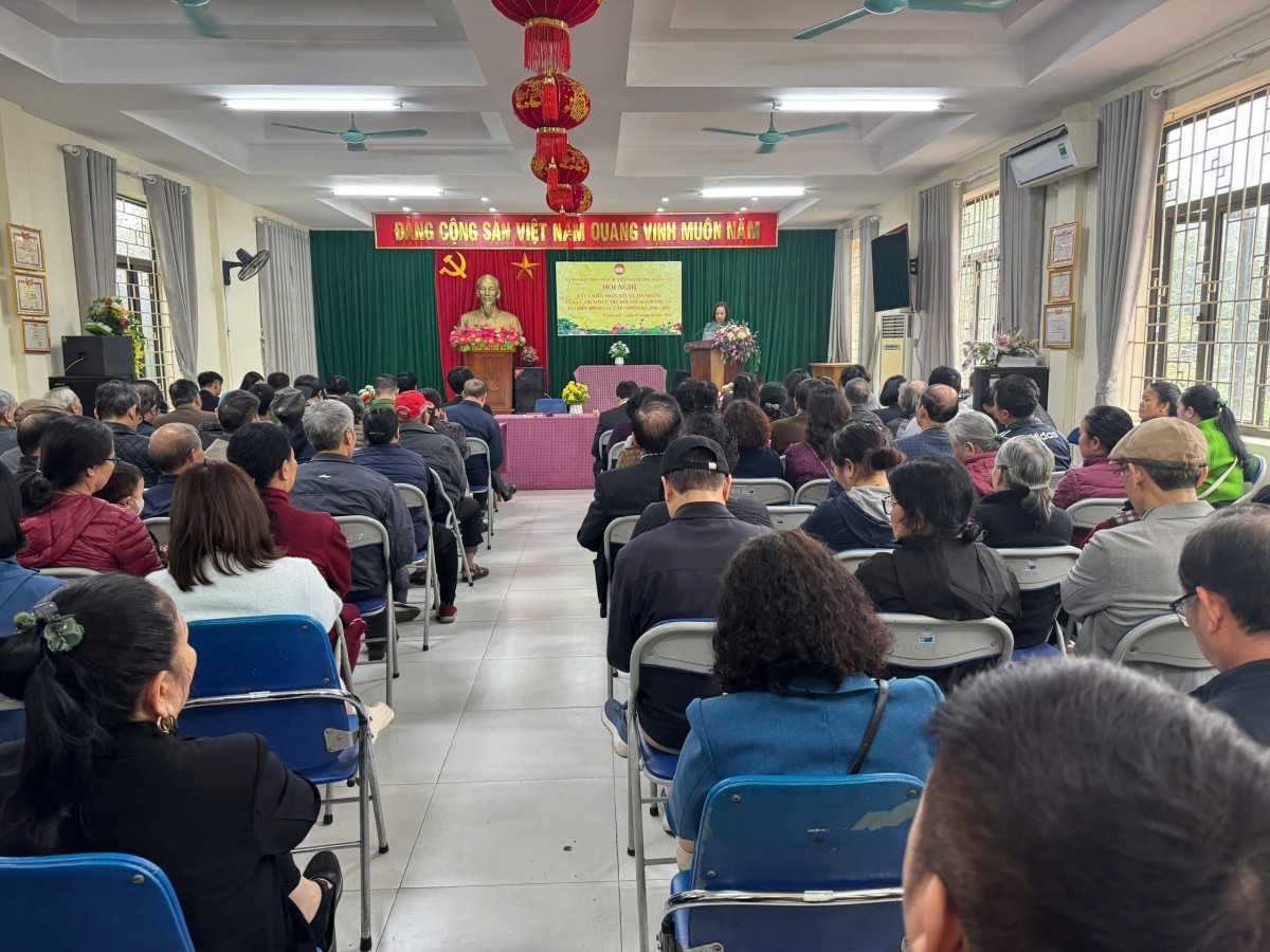 Phường Dương Nội lấy ý kiến, tín nhiệm cử tri đối với người ứng cử HĐND nhiệm kỳ 2026 - 2031