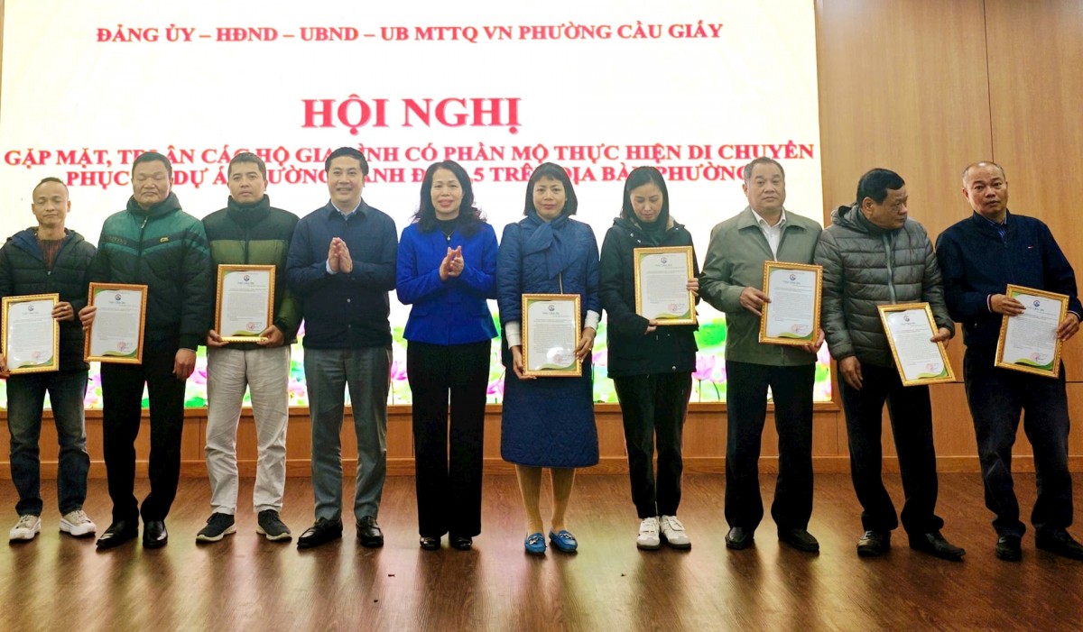 Phường Cầu Giấy triển khai nhiều cách làm sáng tạo trong giải phóng mặt bằng dự án Vành đai 2,5
