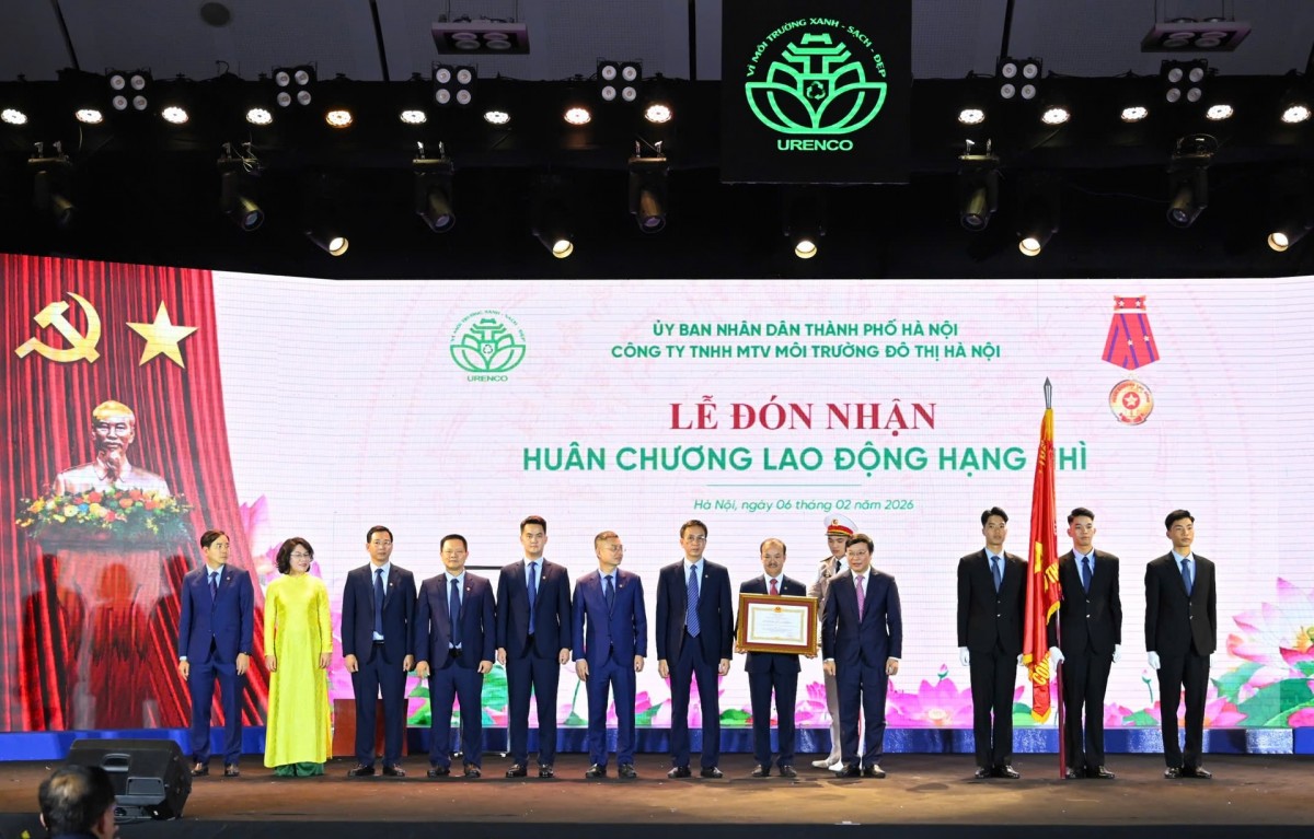 URENCO đón nhận Huân chương Lao động hạng Nhì và kỷ niệm 65 năm thành lập