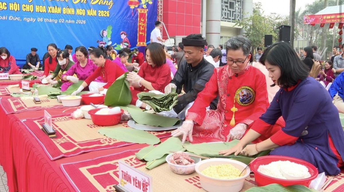 Hoài Đức tổ chức Chương trình “Tết sum vầy - Xuân ơn Đảng” và khai mạc chợ hoa Xuân Bính Ngọ 2026 Hoài Đức tổ chức Chương trình “Tết sum vầy - Xuân ơn Đảng” và khai mạc chợ hoa Xuân Bính Ngọ 2026