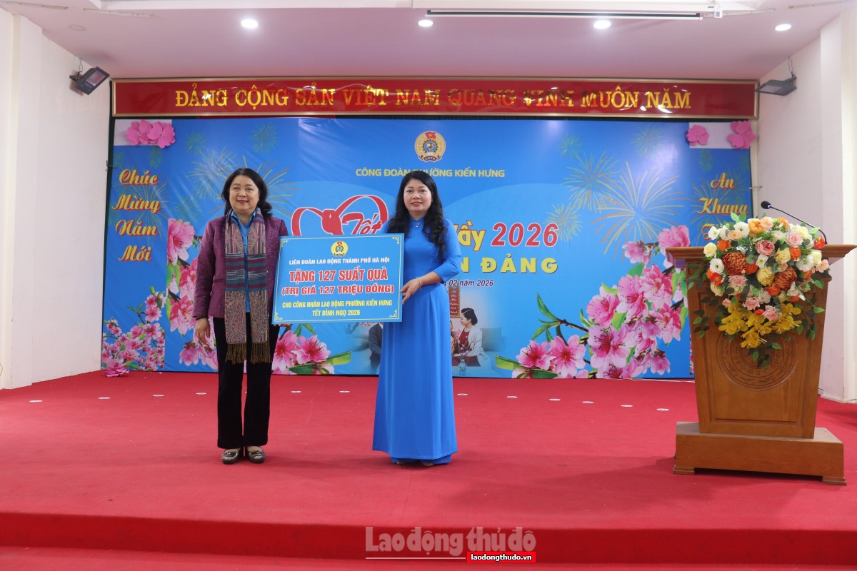 Rộn ràng “Tết sum vầy - Xuân Bính Ngọ 2026” tại phường Kiến Hưng Rộn ràng “Tết Sum vầy - Xuân Bính Ngọ 2026” tại phường Kiến Hưng