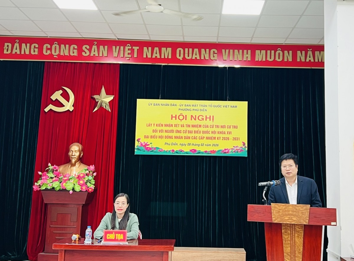 MTTQ Việt Nam phường Phú Diễn hoàn thành 100% việc lấy ý kiến, tín nhiệm cử tri MTTQ Việt Nam phường Phú Diễn hoàn thành 100% việc lấy ý kiến, tín nhiệm cử tri