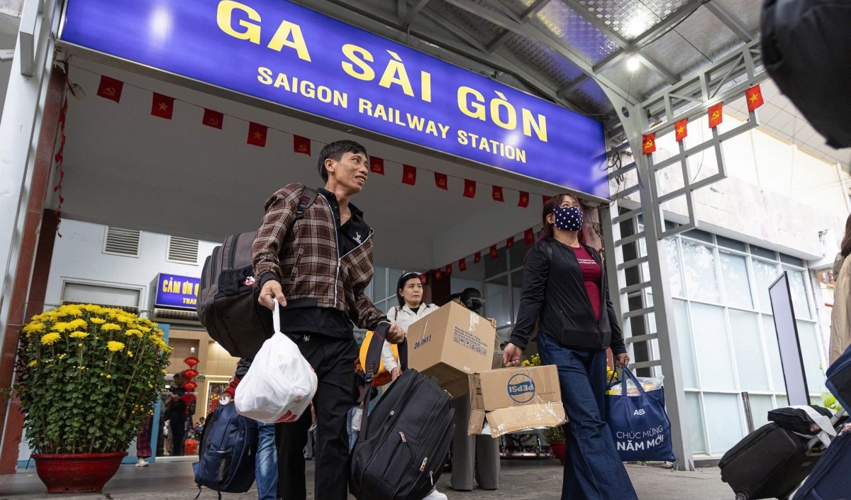 "Chuyến tàu Công đoàn - Xuân 2026" đưa hàng nghìn đoàn viên, người lao động Thành phố Hồ Chí Minh về quê đón Tết