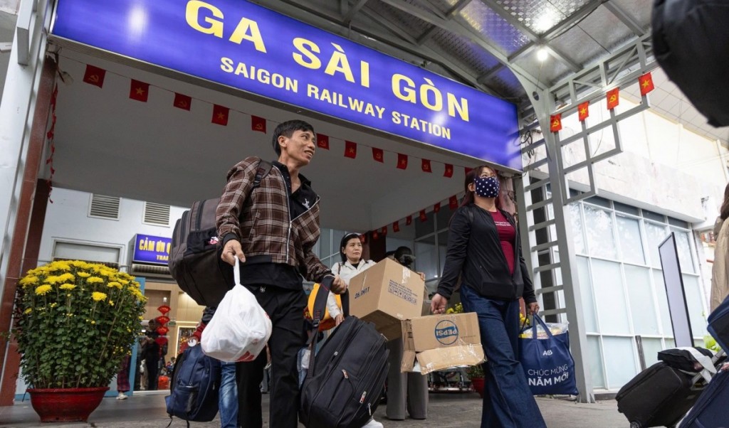 "Chuyến tàu Công đoàn - Xuân 2026" đưa hàng nghìn đoàn viên, người lao động Thành phố Hồ Chí Minh về quê đón Tết