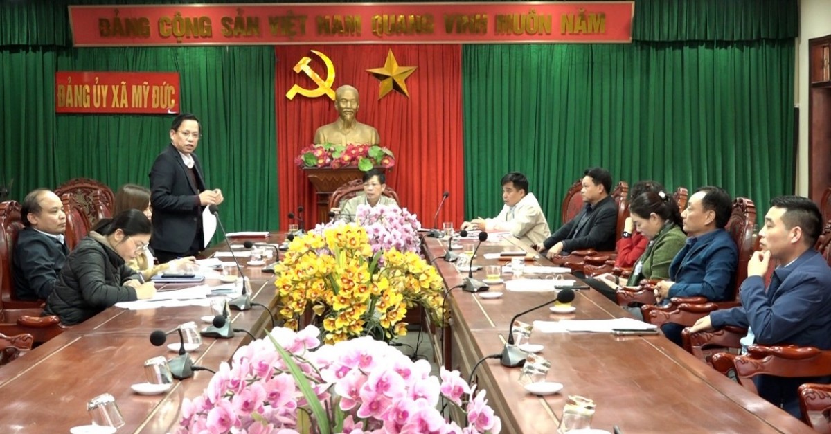 Ủy ban MTTQ Việt Nam xã Mỹ Đức tổ chức Hội nghị hiệp thương lần thứ ba