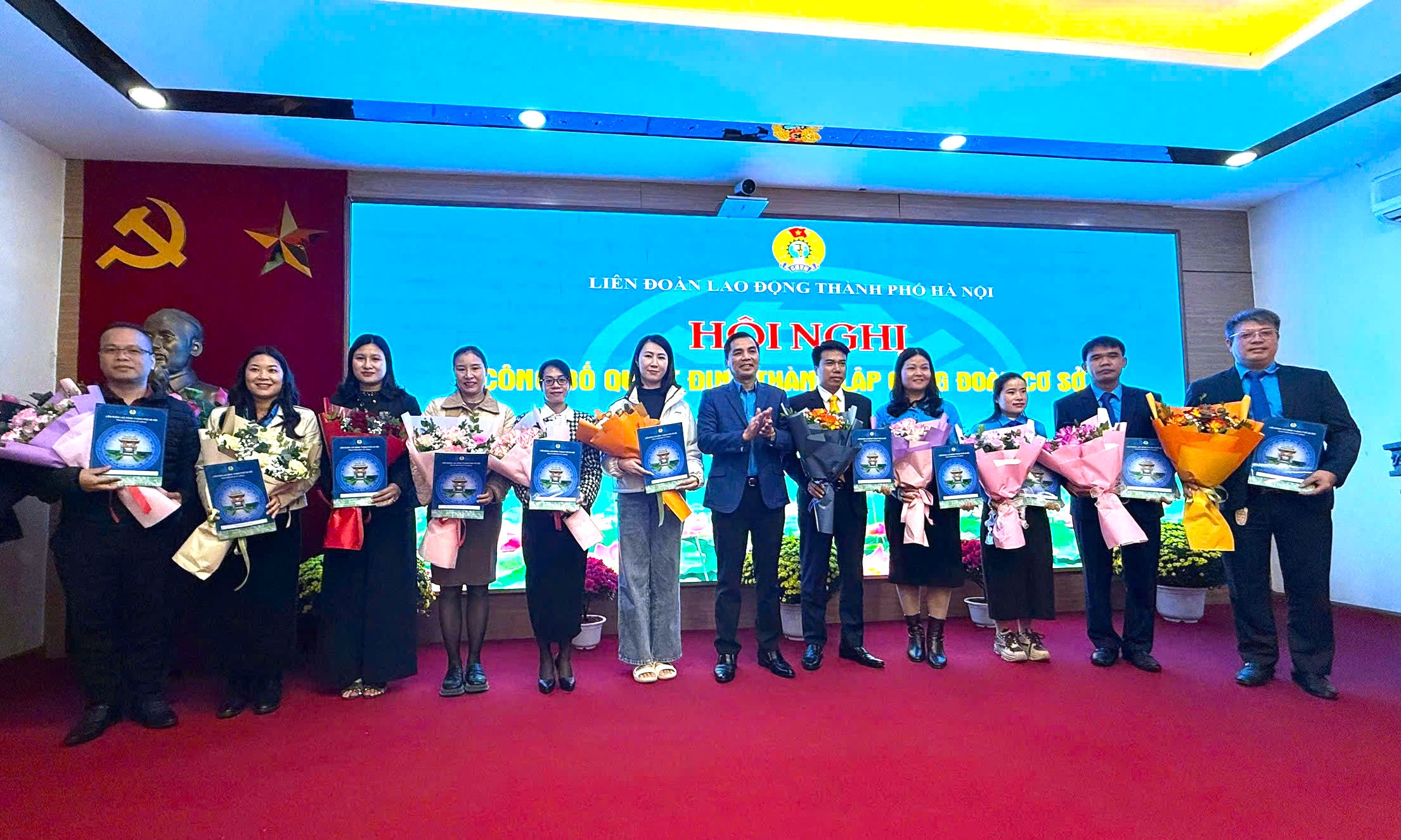 Hà Nội thành lập 35 Công đoàn cơ sở với hơn 6.500 đoàn viên