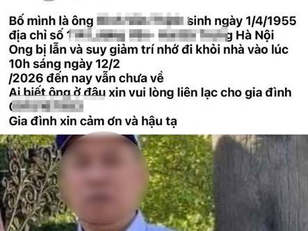 Hà Nội: Tìm thấy người thân đi lạc nhờ thông báo từ Cảnh sát giao thông Hà Nội: Tìm thấy người thân đi lạc nhờ thông báo từ Cảnh sát giao thông