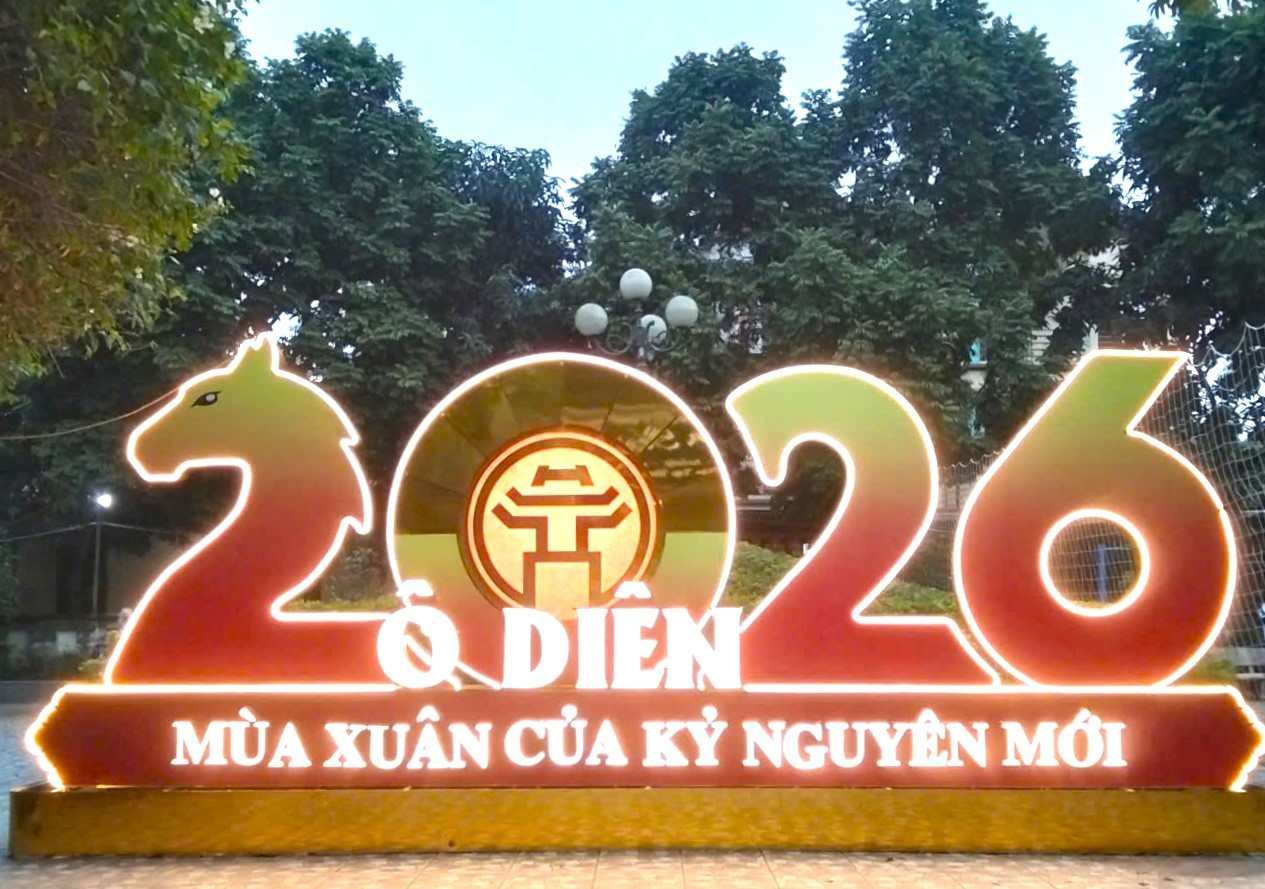 Xã Ô Diên có nhiều điểm check in chúc mừng năm mới chào đón Tết Nguyên Đán 2026 Xã Ô Diên có nhiều điểm check in tuyệt đẹp dịp Tết Nguyên Đán 2026