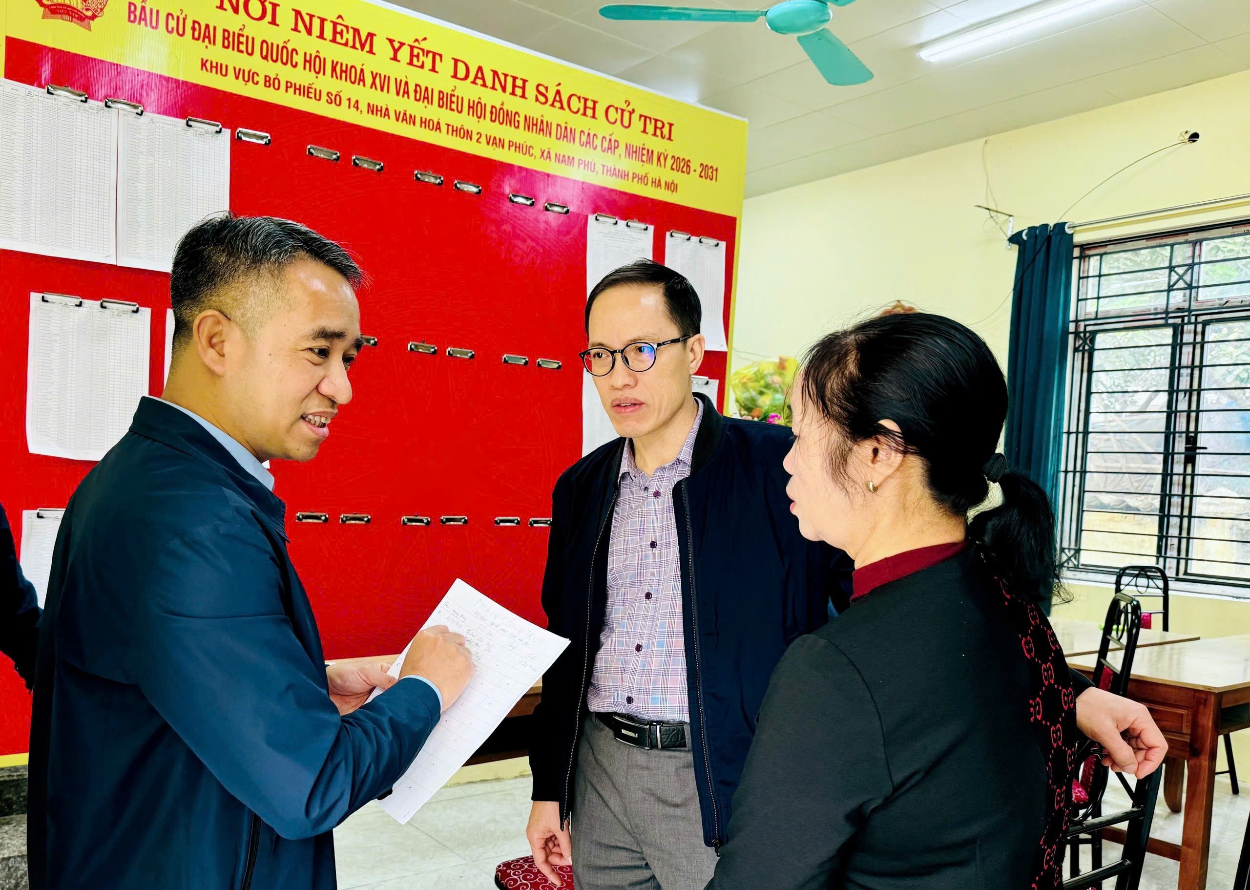 Chặt chẽ, dân chủ trong triển khai quy trình bầu cử tại xã Nam Phù