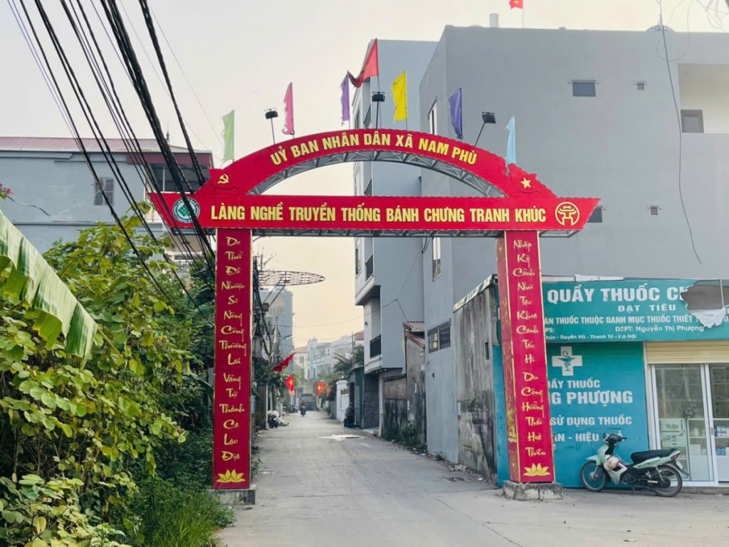 Làng bánh chưng Tranh Khúc tất bật phục vụ Tết Nguyên đán Bính Ngọ