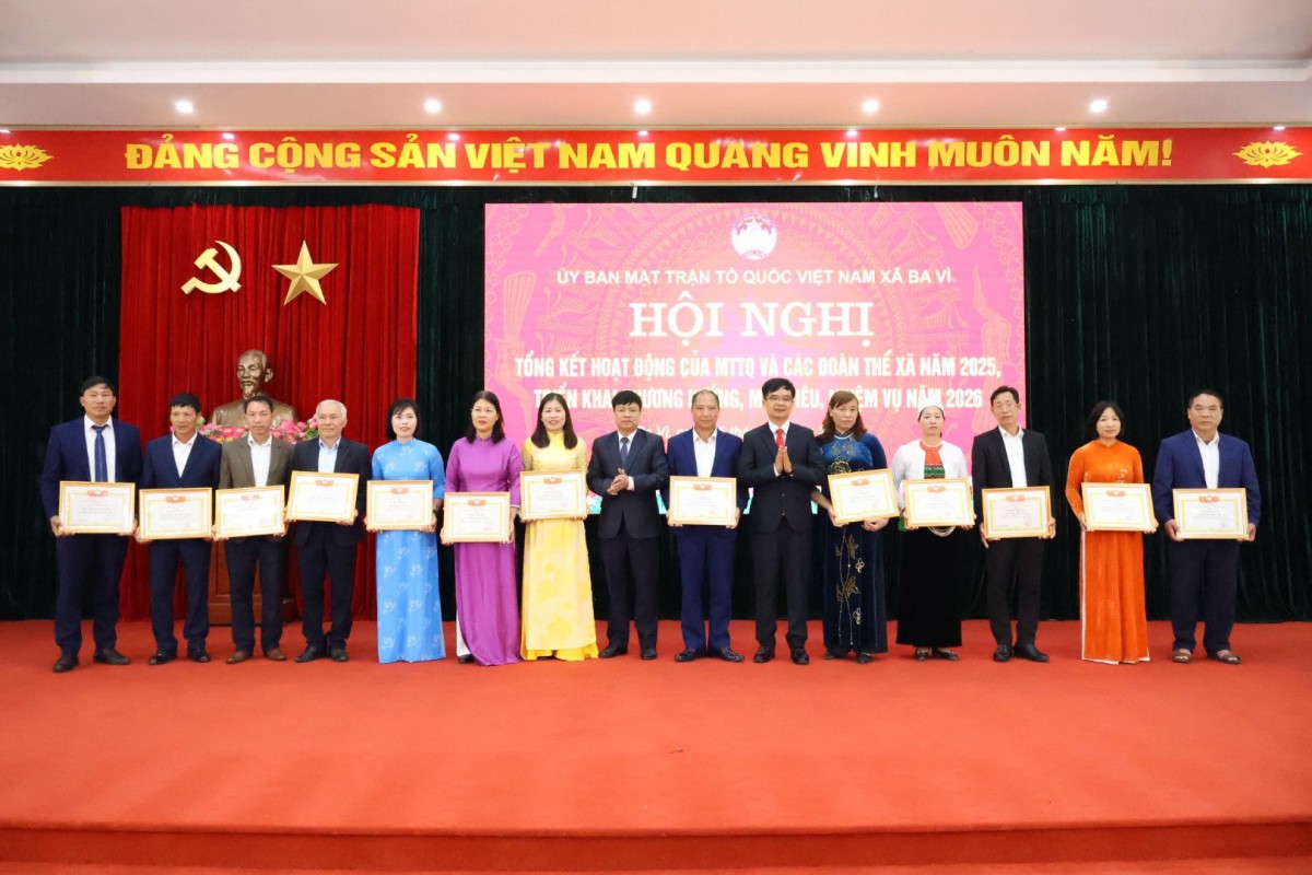 Ba Vì: Phát huy vai trò nòng cốt của Mặt trận trong xây dựng khối đại đoàn kết
