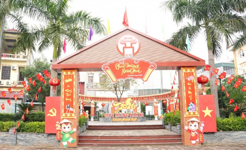 Xã Hoài Đức rực rỡ sắc màu, sẵn sàng hướng tới ngày hội non sông