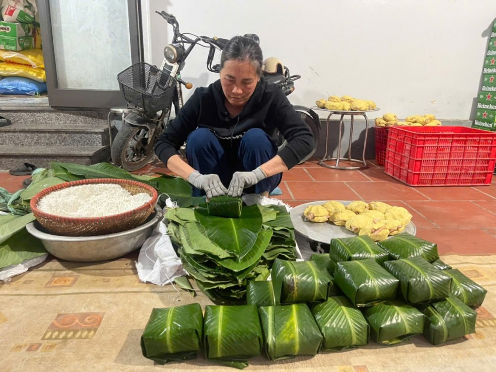 Làng bánh chưng Tranh Khúc tất bật vào mùa Tết Bính Ngọ 2026