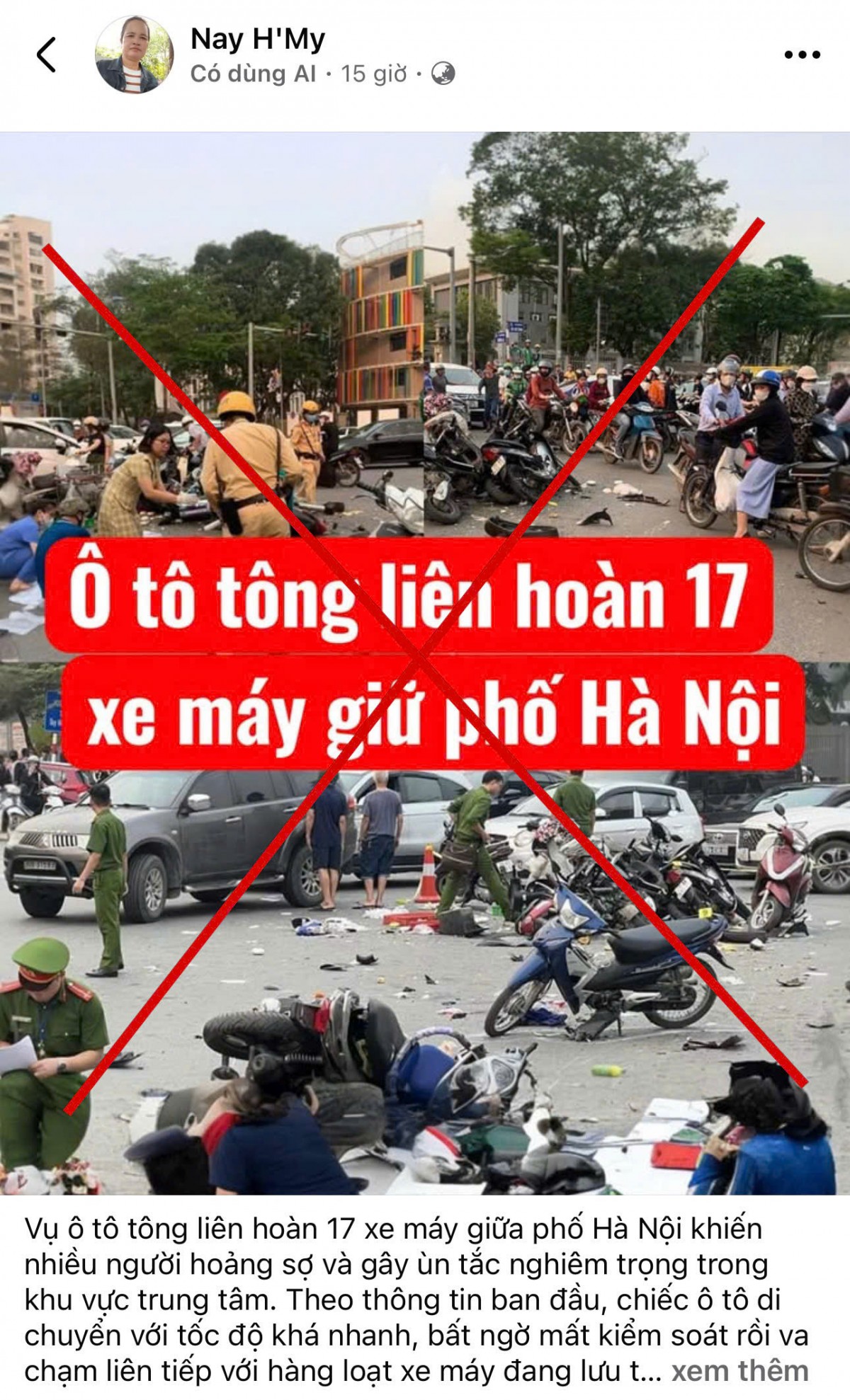 Công an Hà Nội cảnh báo chiêu trò dùng AI cắt ghép thông tin cũ gây hoang mang dư luận