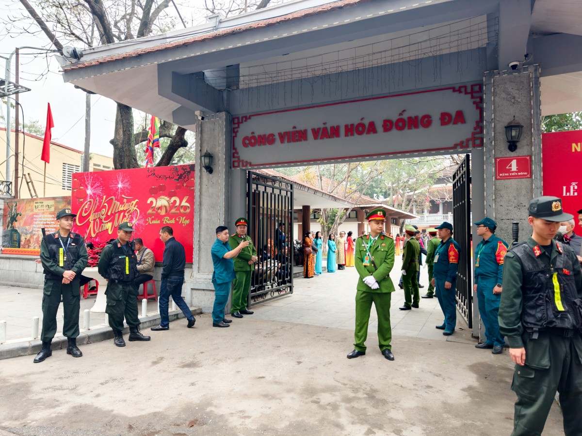Bảo đảm an toàn tuyệt đối Lễ hội kỷ niệm 237 năm Chiến thắng Ngọc Hồi - Đống Đa