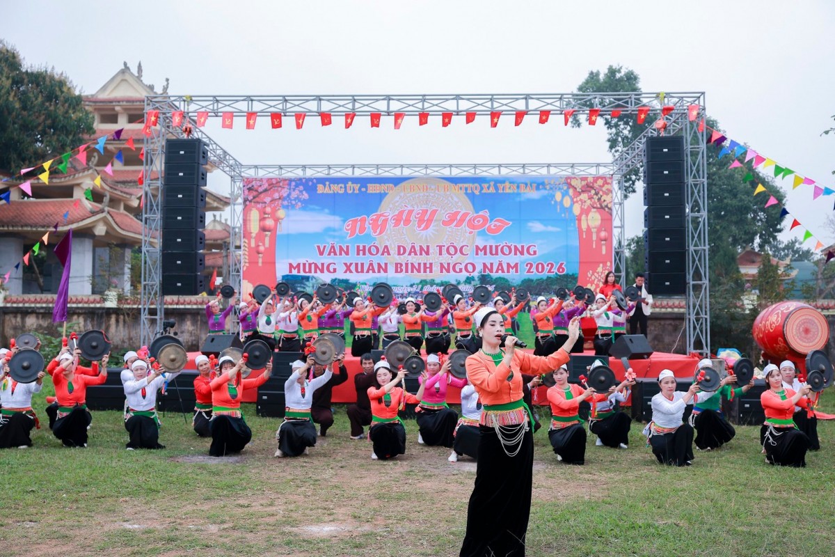 Xã Yên Bài tưng bừng Ngày hội Văn hóa dân tộc Mường Xuân Bính Ngọ