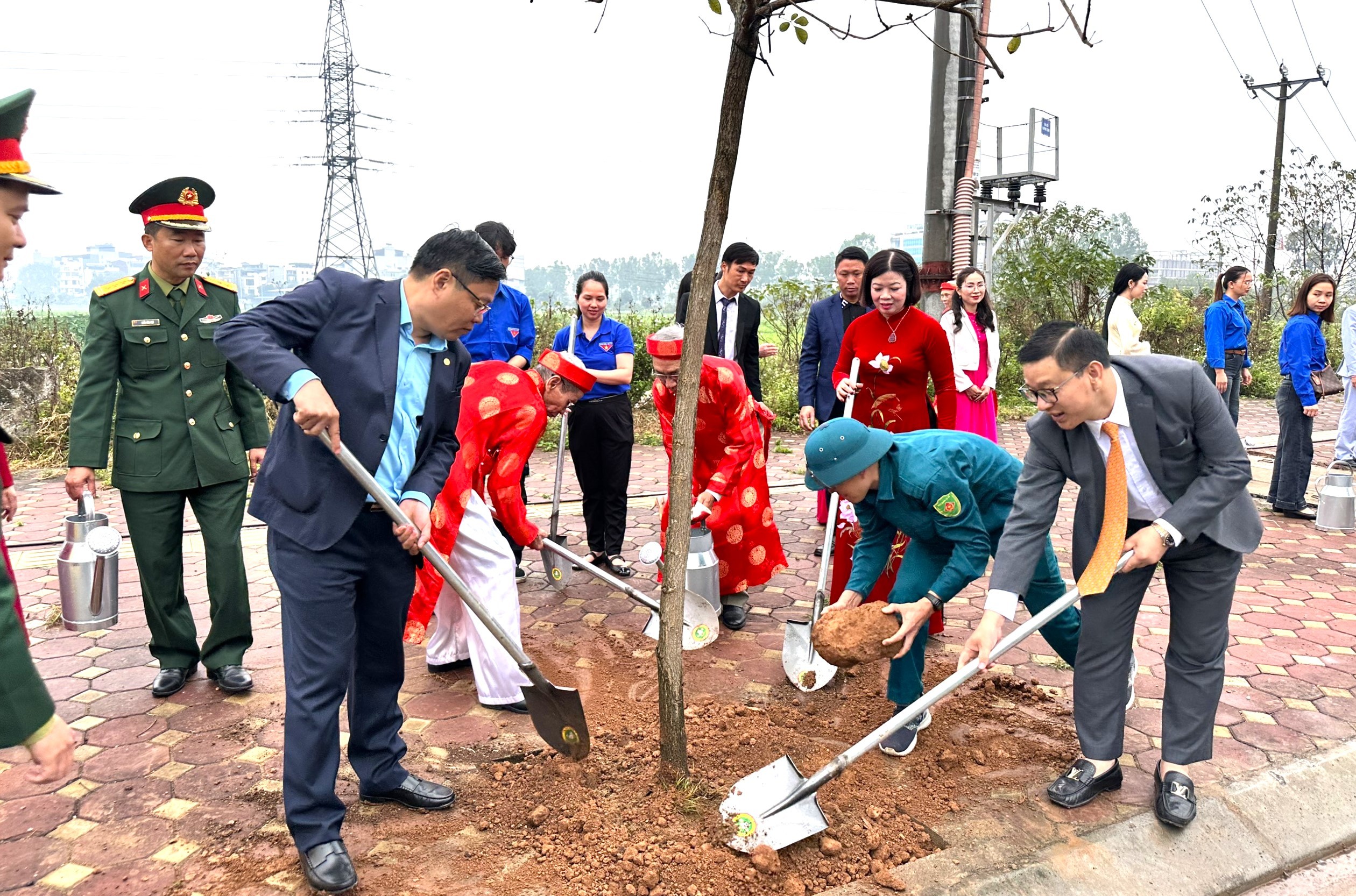 Xã Đại Thanh ra quân trồng cây đầu Xuân Bính Ngọ 2026 Xã Đại Thanh ra quân trồng cây đầu Xuân Bính Ngọ 2026
