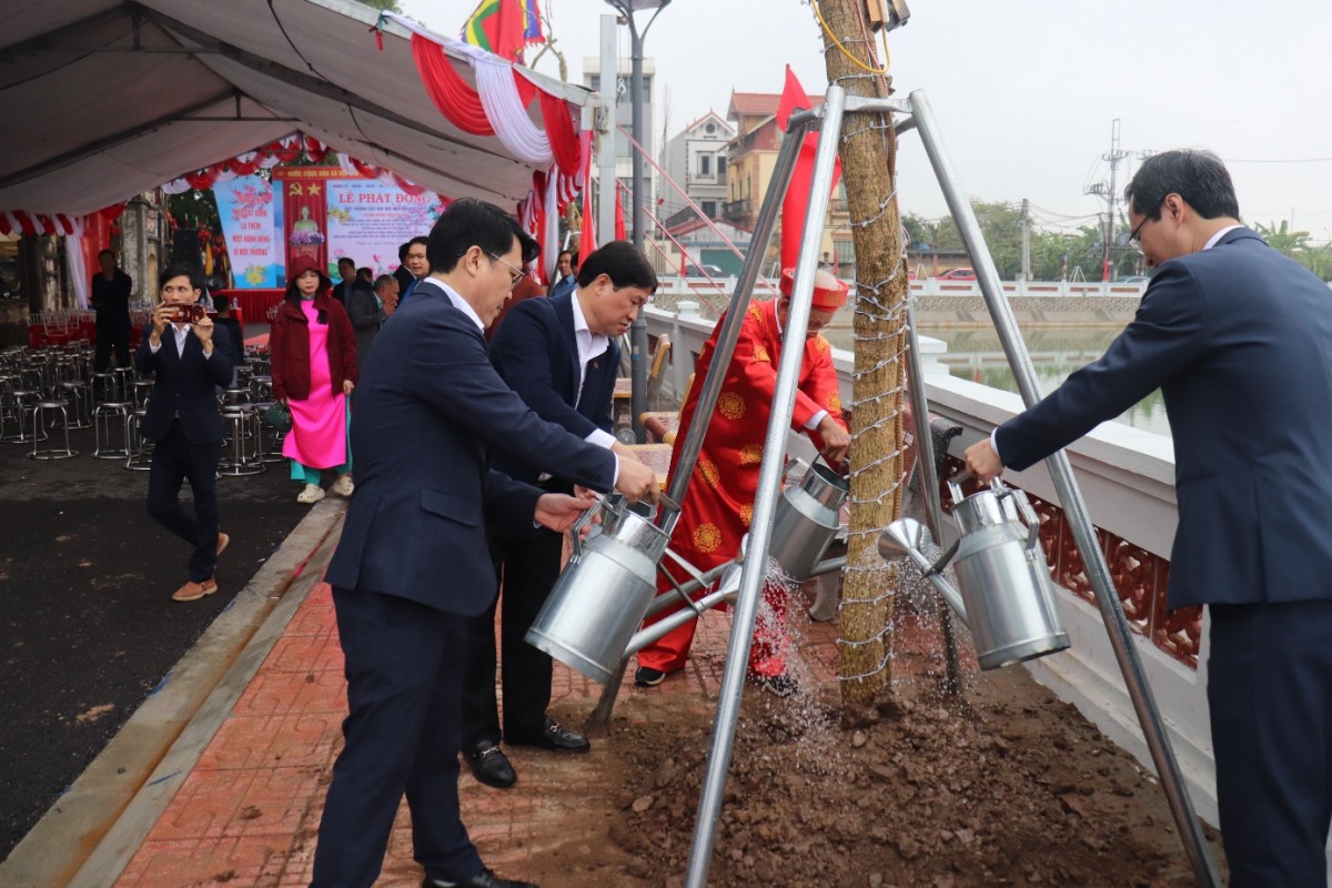 Xã Thuận An phát động Tết trồng cây Xuân Bính Ngọ 2026 và khánh thành, khởi công nhiều công trình quan trọng