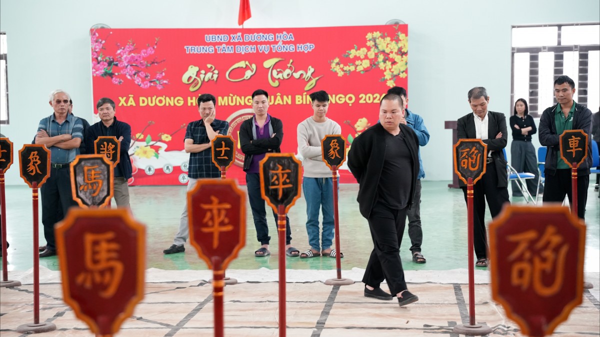 Sôi nổi Giải cờ tướng mừng Xuân Bính Ngọ 2026 xã Dương Hoà