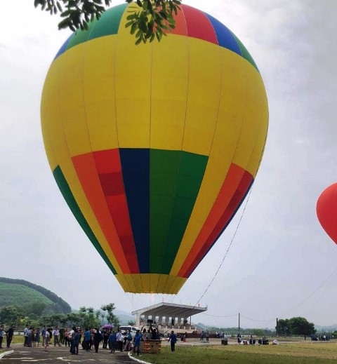 Khinh khí cầu chào mừng SEA Games 31 được chọn bay tại huyện Vũ Quang - Hà Tĩnh