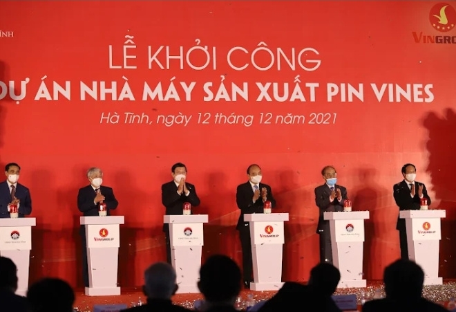 Hà Tĩnh: Khởi công nhà máy Sản xuất Pin VinES 4 nghìn tỷ đồng