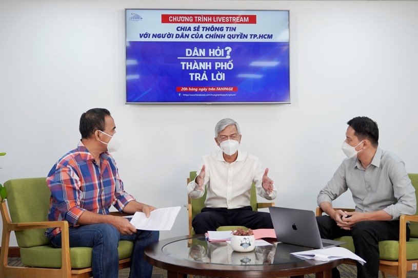 Chủ tịch UBND thành phố Hồ Chí Minh sẽ tham gia Livestream 