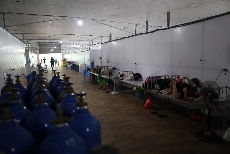 Ca F0 tăng cao, Bệnh viện dã chiến tại thành phố Hồ Chí Minh quá tải