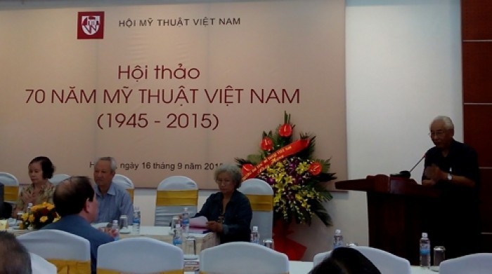 Hội thảo 70 năm mỹ thuật Việt Nam (1945-2015)