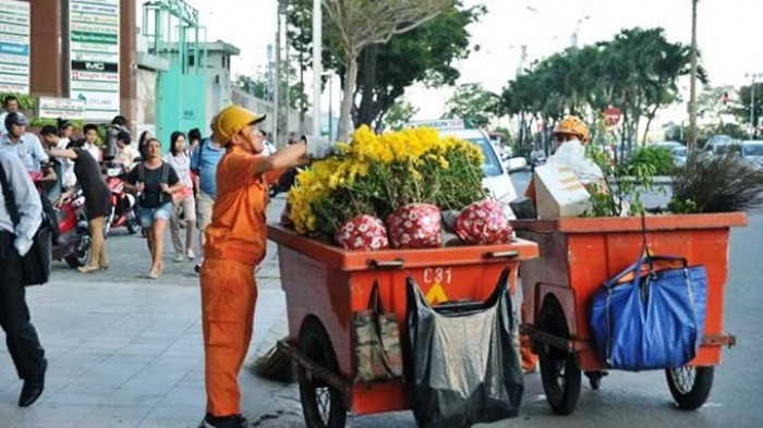 Bảo đảm vệ sinh môi trường thành phố trong dịp Tết