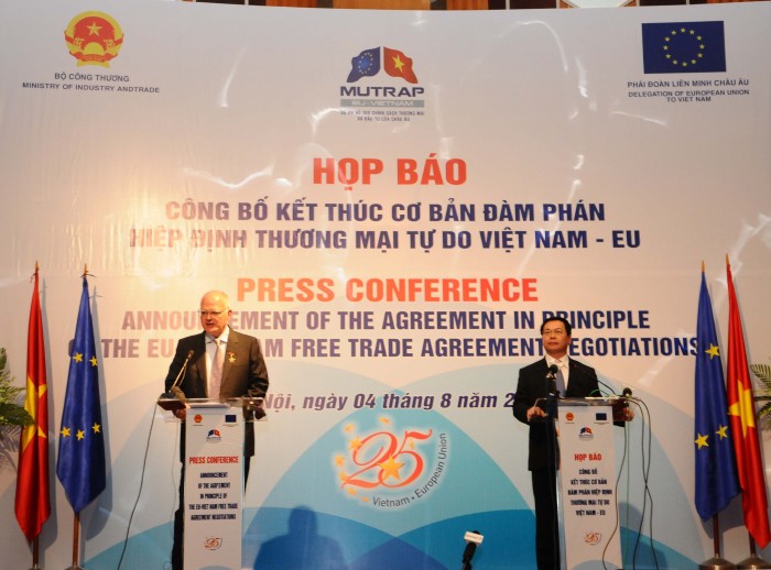 Việt Nam - EU  kết thúc đàm phán FTA